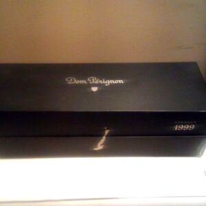 Vintage 1999 Dom Perignon Brut Champagne stored in cool basement